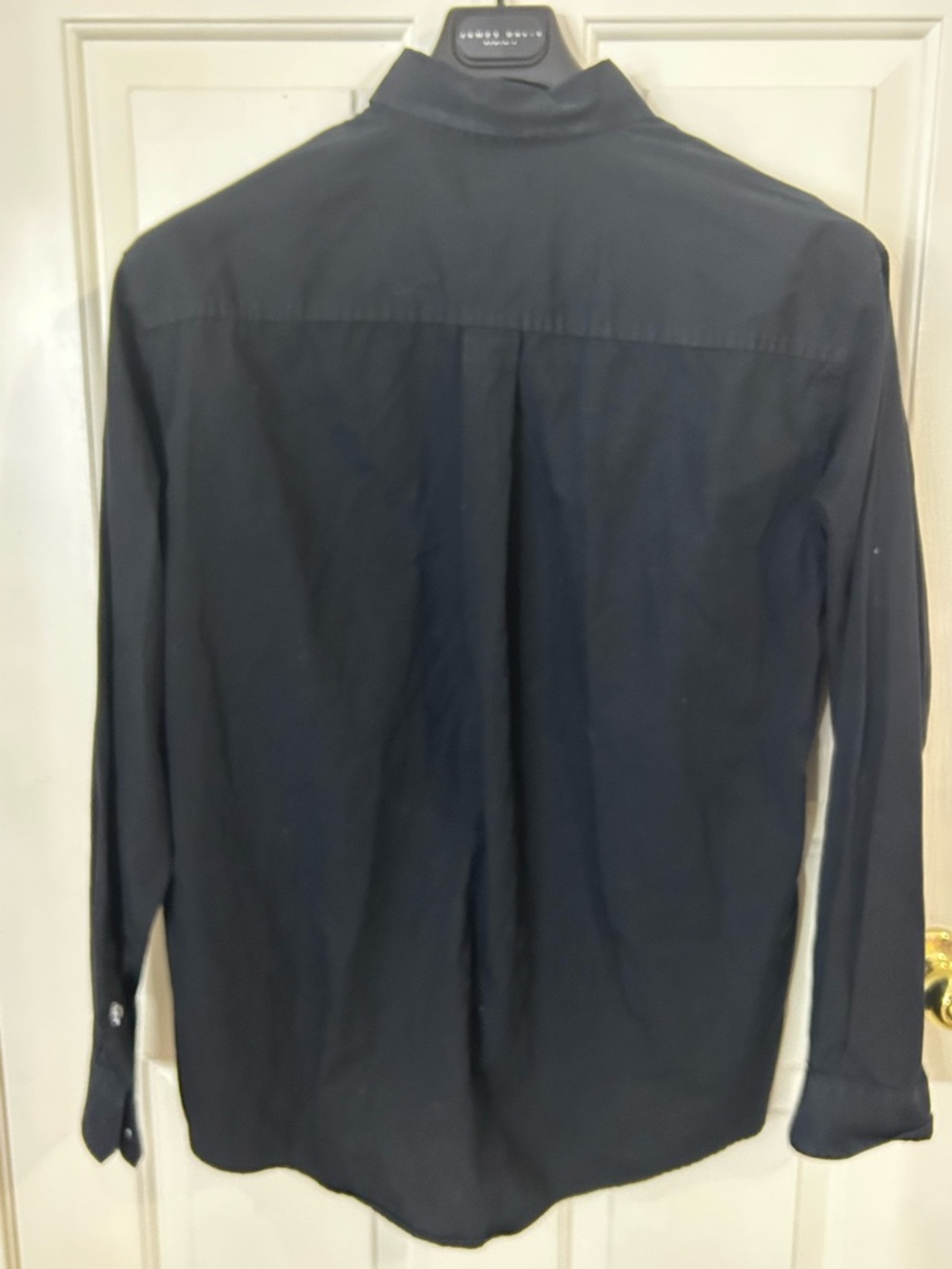 Cinch Black Button Down Shirt 100 % Cotton Long Sleeve Pocket Size Medium - Picture 2 of 8